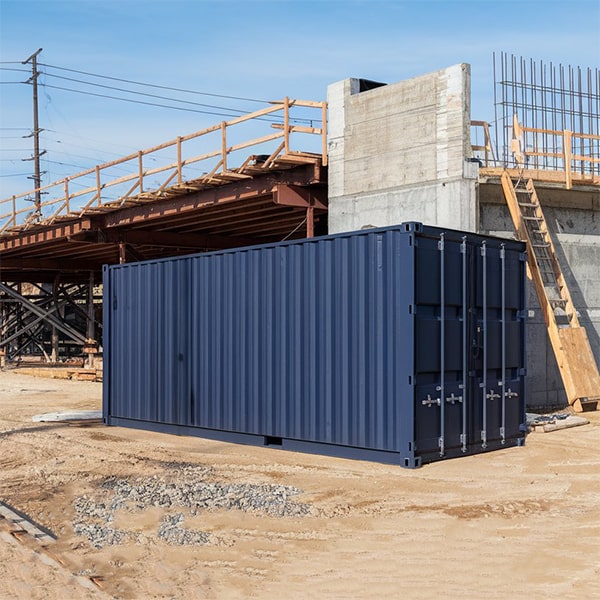 our construction site storage containers are made of sturdy steel and are designed to withstand harsh weather conditions